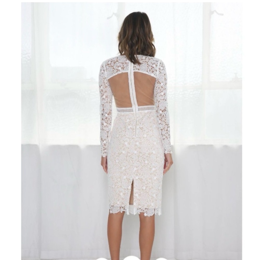 Jaus White Lace Dress - Picture 5 of 5